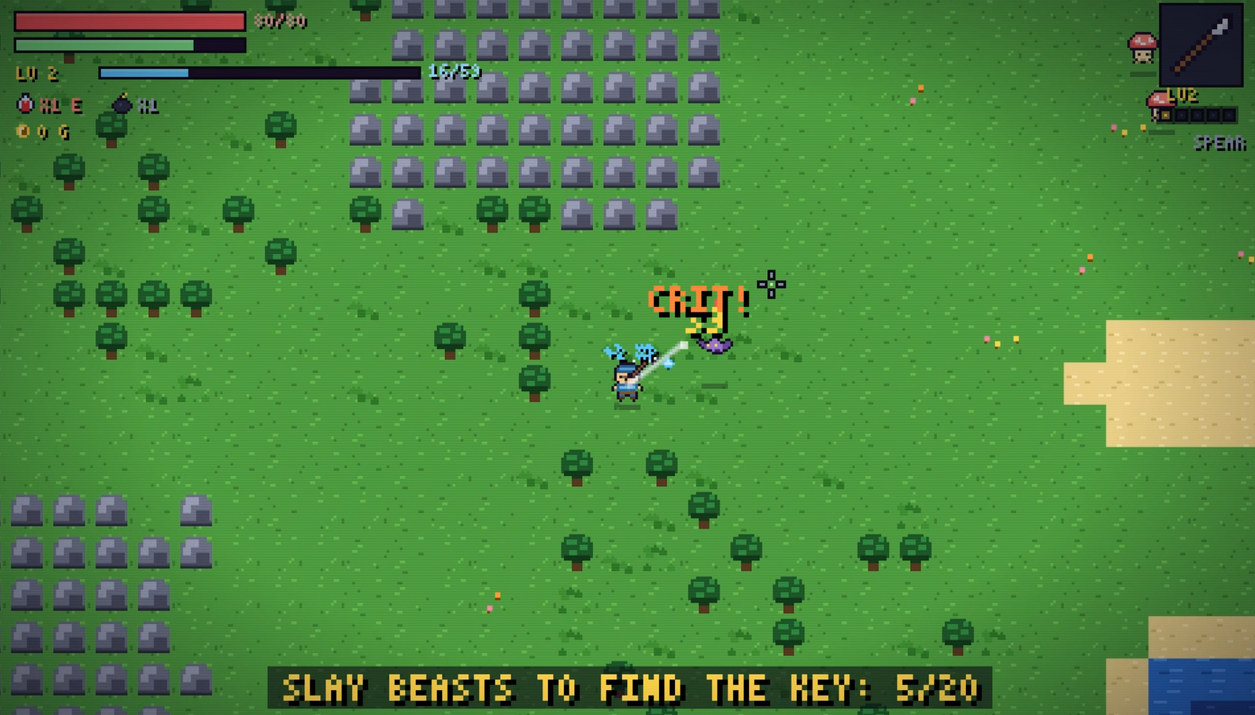 Real-time combat in the wilds