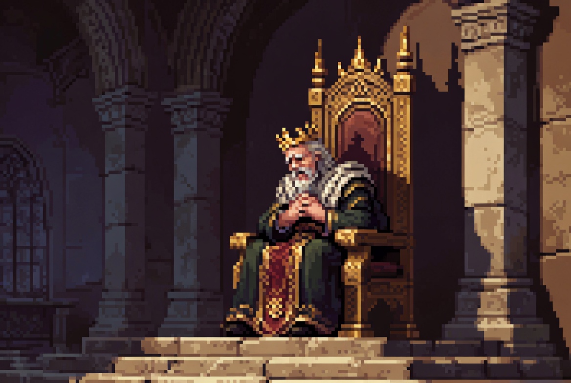 The fallen king
