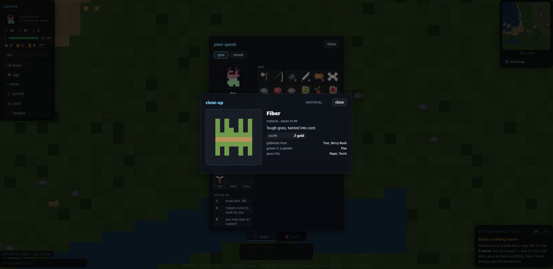 Speck gameplay screenshot 1