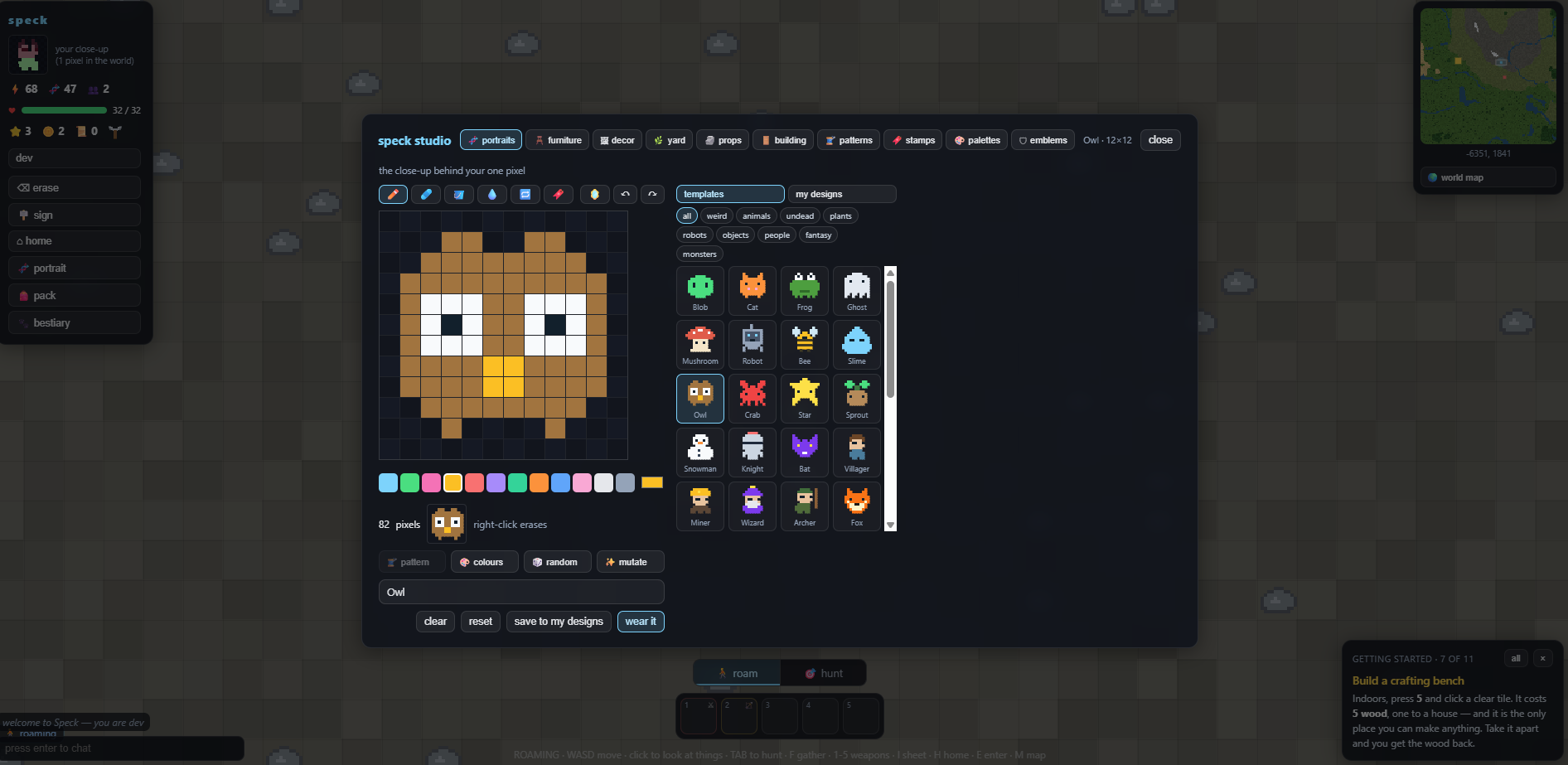 Speck gameplay screenshot 2
